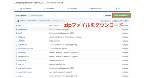 keras yolov3 github