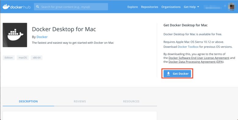 Docker Mac Python