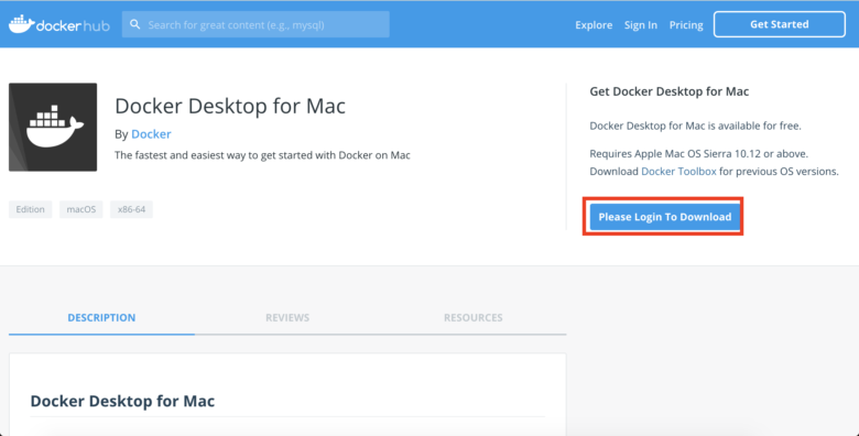 Docker Mac Python