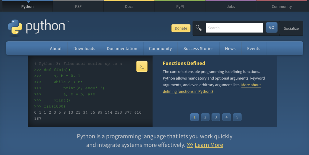 Python 環境構築