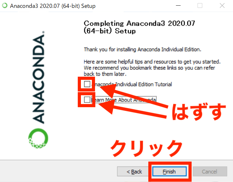 Anaconda Windows 17