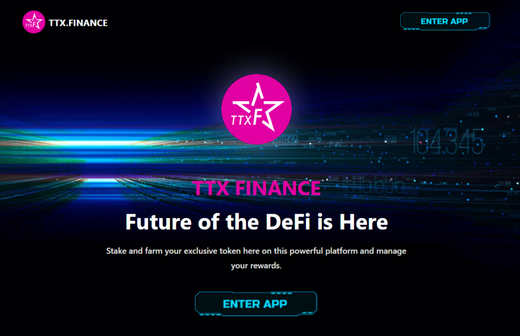 TTX FINANCE webサイト